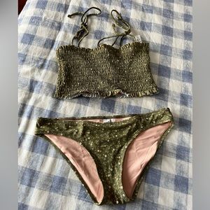 Madewell 2 piece bathing suit